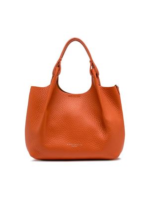 Borsa Dua in pelle grana maxi arancione GIANNI CHIARINI | BS9719RNGDBL13858